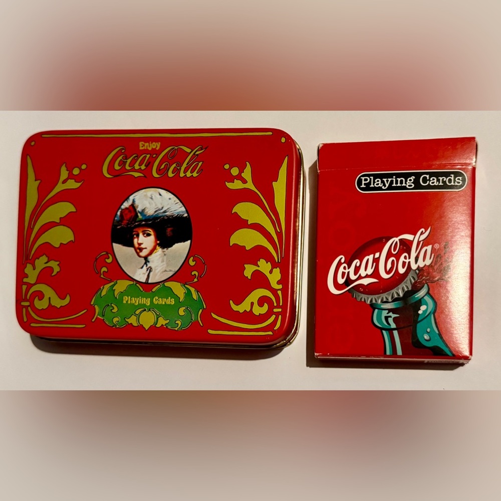 Vintage Coca-Cola Playing Cards 3 sets